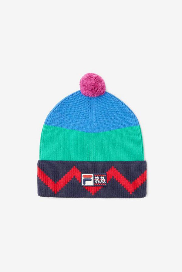 Fila Čiapky Beanie Žlté / Námornícka Modrá / Červené - Rowing Blazers X Zig-Zag Vypredaj - Slovakia